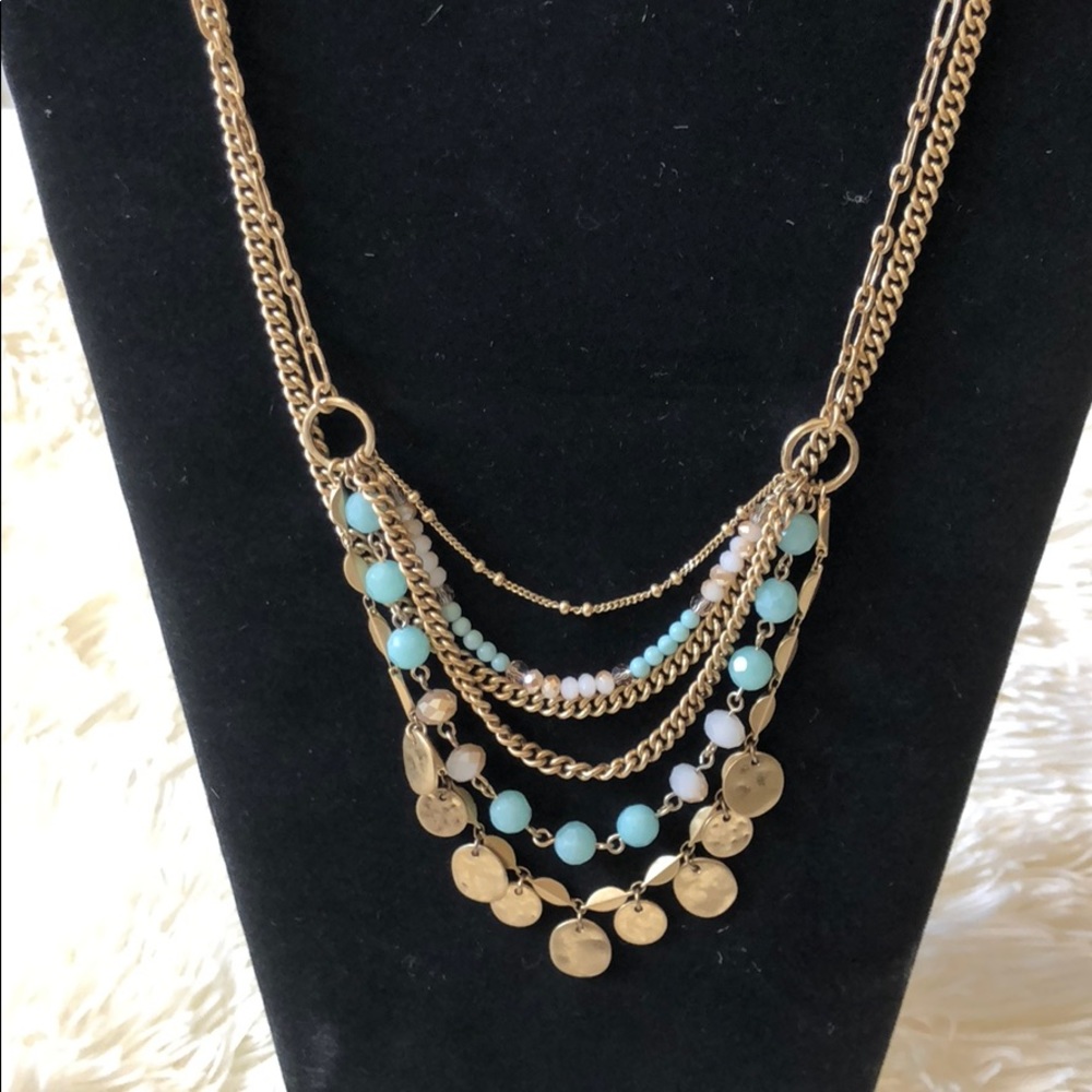 Chloe + Isabel Sand + Sky Convert. Layered Necklce